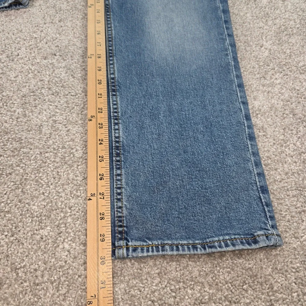 Levis 514 Straight‎ Fit Jeans Mens 38x30 Medium Wash Blue Denim Pants